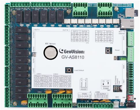GeoVision AS8110 IP vezérlő központ, 8/4ajtós